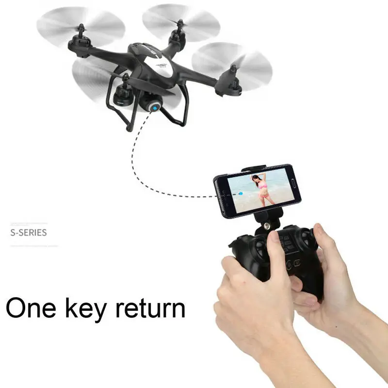 GPS FPV RC Дрон S30W 2 4 ГГц Квадрокоптер с HD камерой 1080P Wifi Безголовый режим Вертолет