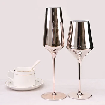 

Luxury Red Wine Glass Champagne Flutes Goblets For Wedding Glass Crystal Party Barware Dinner Drinkware