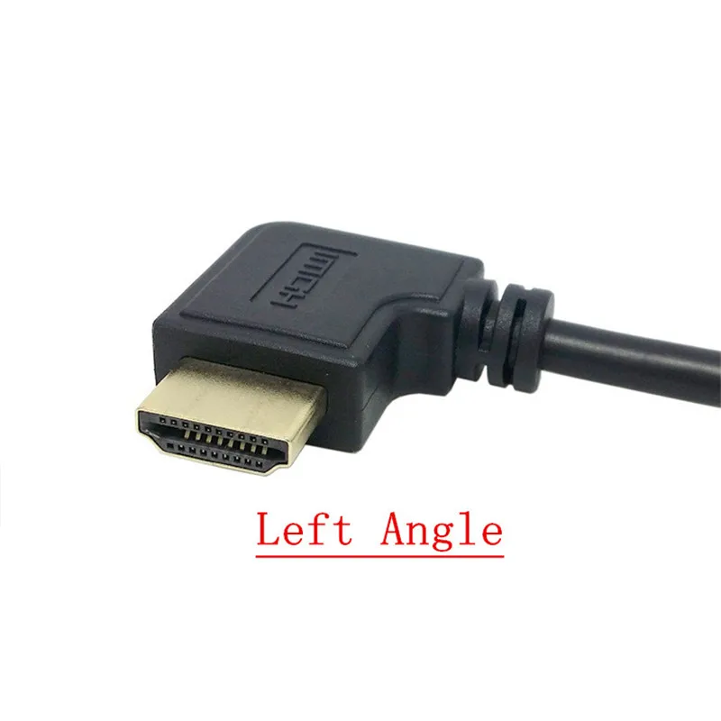 Прямоугольный 90 градусов мини микро HDMI мужчин и женщин HDMI конвертер адаптер кабель конвертер адаптер HDTV разъем