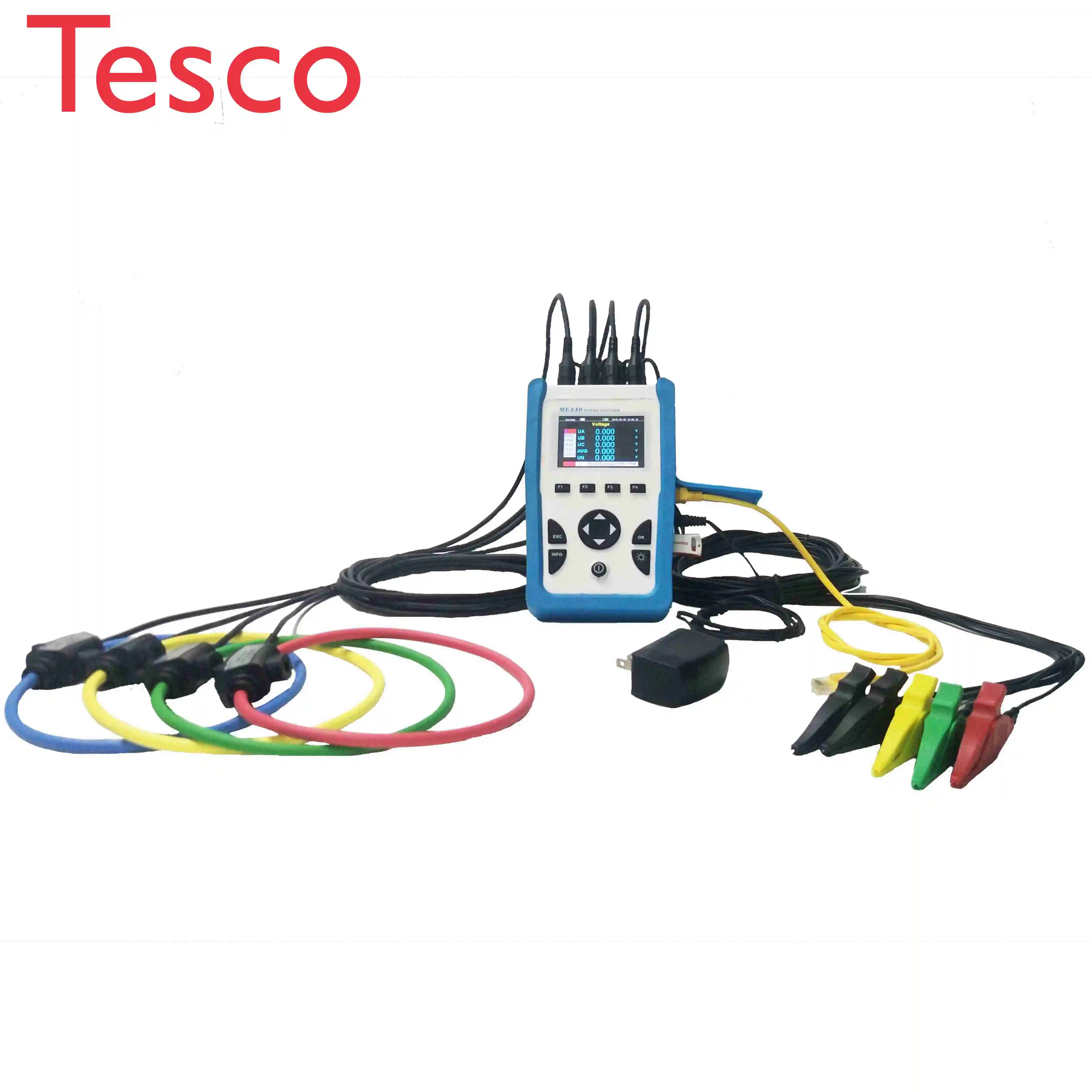 0.5% Rogowski three phase power quality analyzer