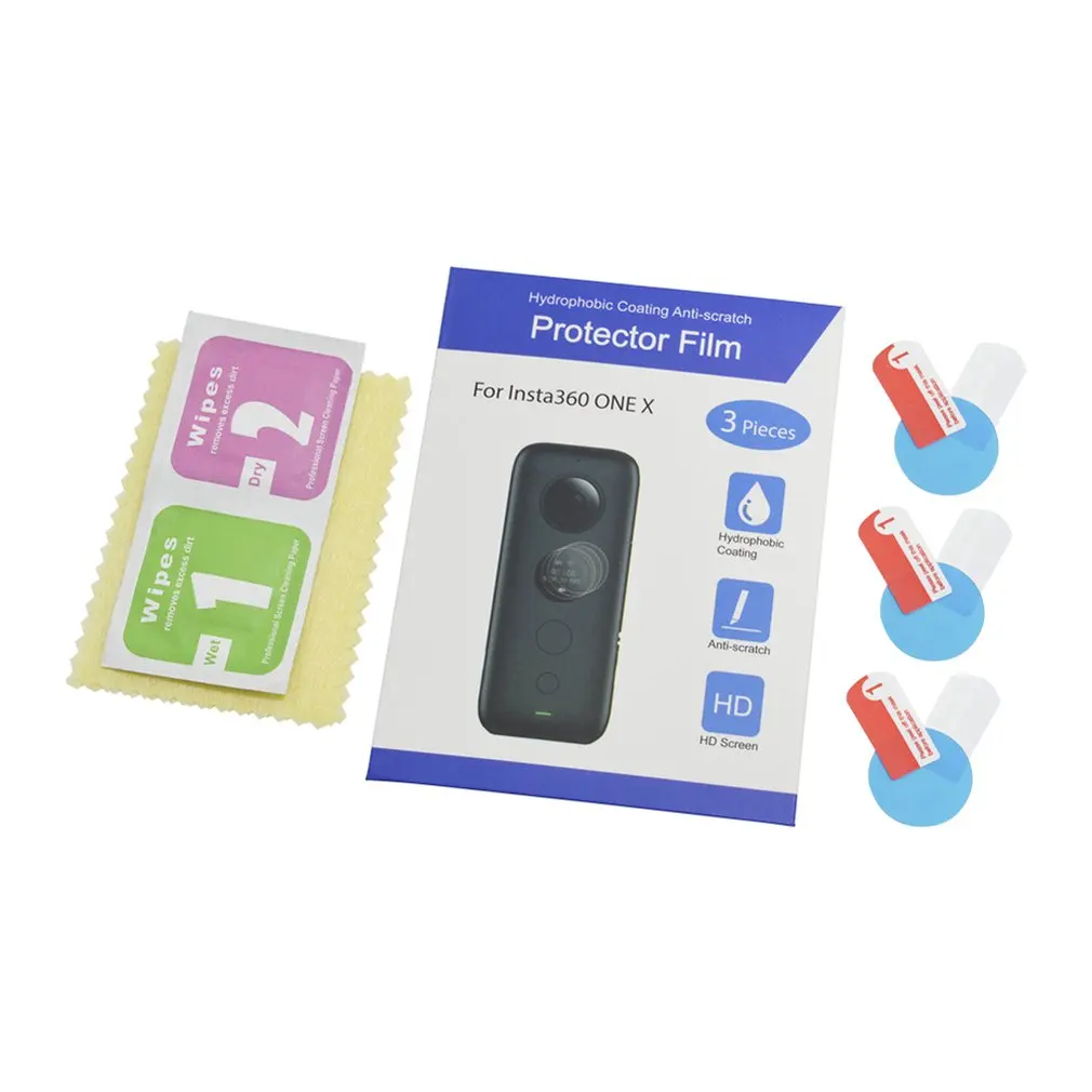 

Newest LCD Screen Protective Film Scratchproof Colorful PVC Sticker Decals Skin for Insta360 One X Panoramic Camera Accessories