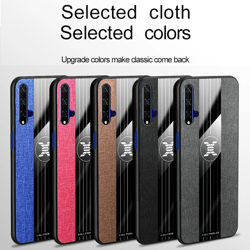 Новый модный тканевый чехол с подставкой и кольцом для Huawei Honor 6 7 8 6X 7X 8X X Max