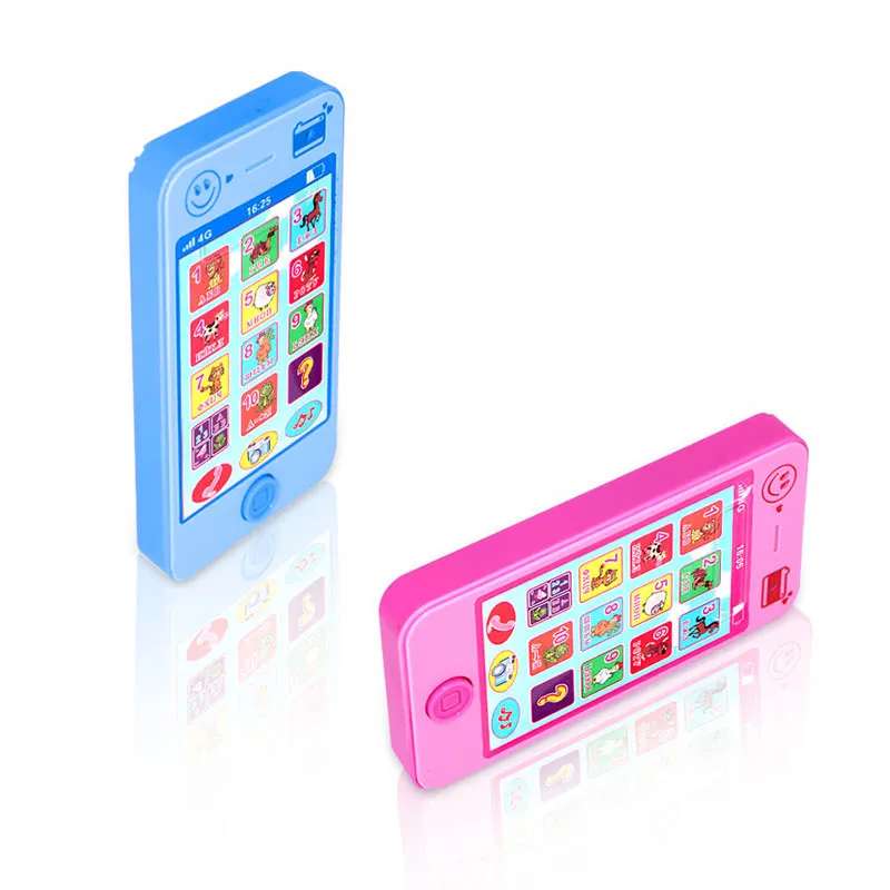 Baby Early Learning Training Machines Toy Phone Russian Language Animal Sounds Kids Electronic Voca