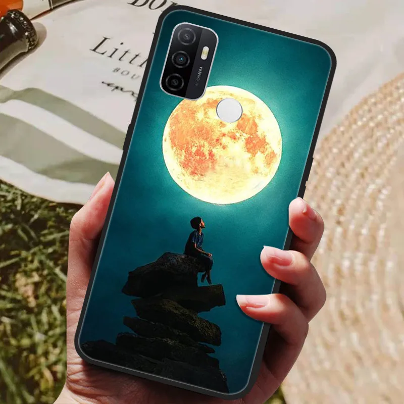 Cat and Wolf Painted Silicone Soft Phone Case - Artistic Back Cover s