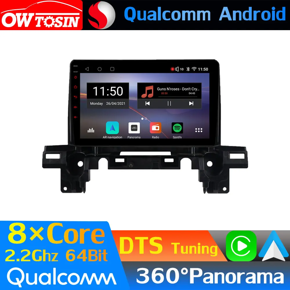 Qualcomm 8Core Android Car Media For Mazda CX5 CX-5 CX 5 KF 2017-2021 GPS 360 Camera Radio CarPlay DTS HIFI Optical HDMI 4G WiFi |