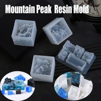 

2020 New Style Mountain Peak Shaped Silicon UV Resin Mold Epoxy Mold Home DIY Handcraft Jewelry Making Accessories