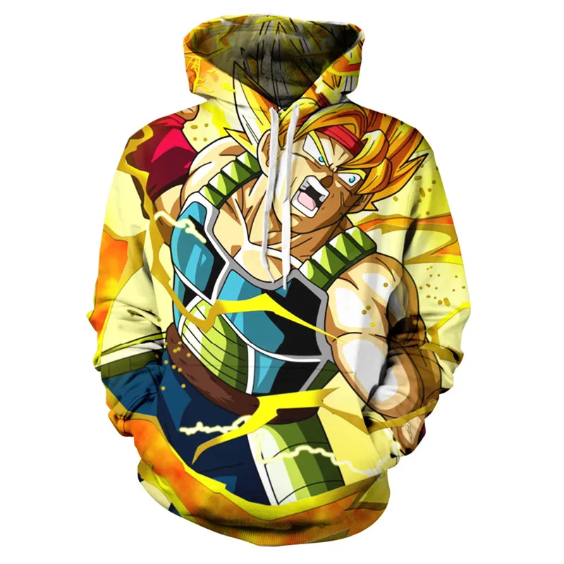 W01045 Dragon Ball Z Strong Goku 3D пуловер с капюшоном крутой мужской женский спортивный костюм уличная Толстовка Harajuku толстовки с капюшоном размера плюс - Цвет: W01045