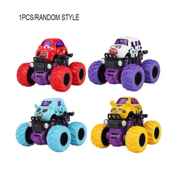 

Novelty Alloy Children Toy Car Double Inertia Stunt Vehicle 360 Rotating Big Wheels Swing Cars Mini Truck Toys Boys Gifts