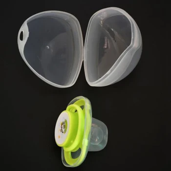 

Travel Portable Clear Baby Nipple Holder Pacifier Storage Case Box Plastic Transparent Nipple Cradle Pacifier Box No Pacifier