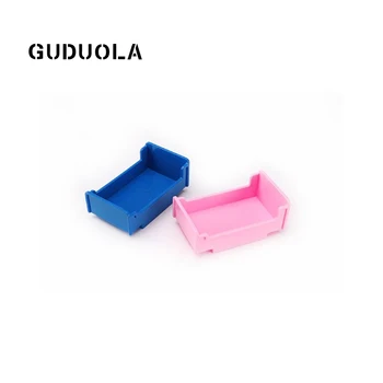 

GUDUOLA Big Bricks Bed City Home House Bedroom Brick Playmobil Toys Duplo Building Block For Children 2pcs/lot Random Color