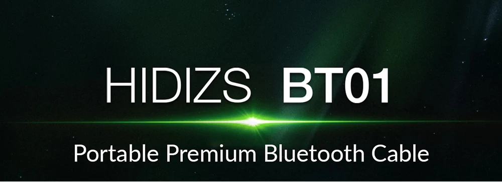 HIDIZS BT01 APT-X HiFi аудио 4,1 Bluetooth приемник портативный Премиум Bluetooth кабель с 2pin/0,78 мм сделано для MS4 MS1