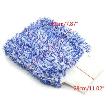 

Car Soft Cleaning Glove Ultra Soft Car Wash Mitt Easy To Dry Auto Detailing Mitt E7CA