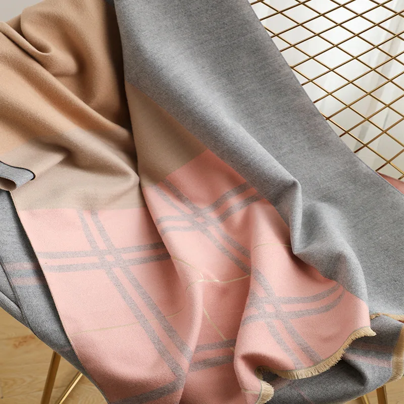 Palid шарфы женские зимний кашемировый шарф Толстая теплая шаль накидка Высокое качество пашмины одеяло шейные платки Роковая женщина