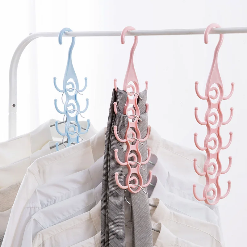 

Hangers For Clothes Closet Organizer Hanger Plastic Hangers Hanging Tie Hanger Multi-functional Storage Rack
