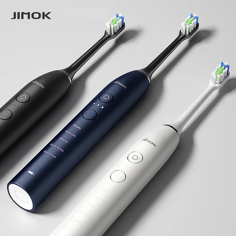 JIMOK Sonic Electric Toothbrush Ultrasonic Tooth Brush Rechargeable Brush Teeth Cleaner Adult Electric Toothbrush(K2) ultrasonic electric toothbrush adult timer brush 4 modes usb charger rechargeable ipx7 tooth brush replacement heads set