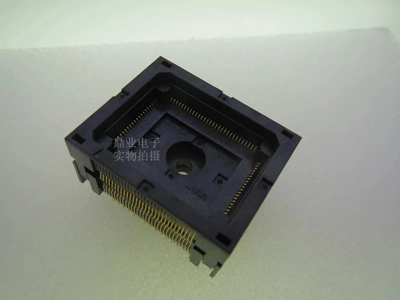 Оригинальный TI микросхема Тесты сиденье CQF-100-155 сжигание программа LQFP100 TQFP100