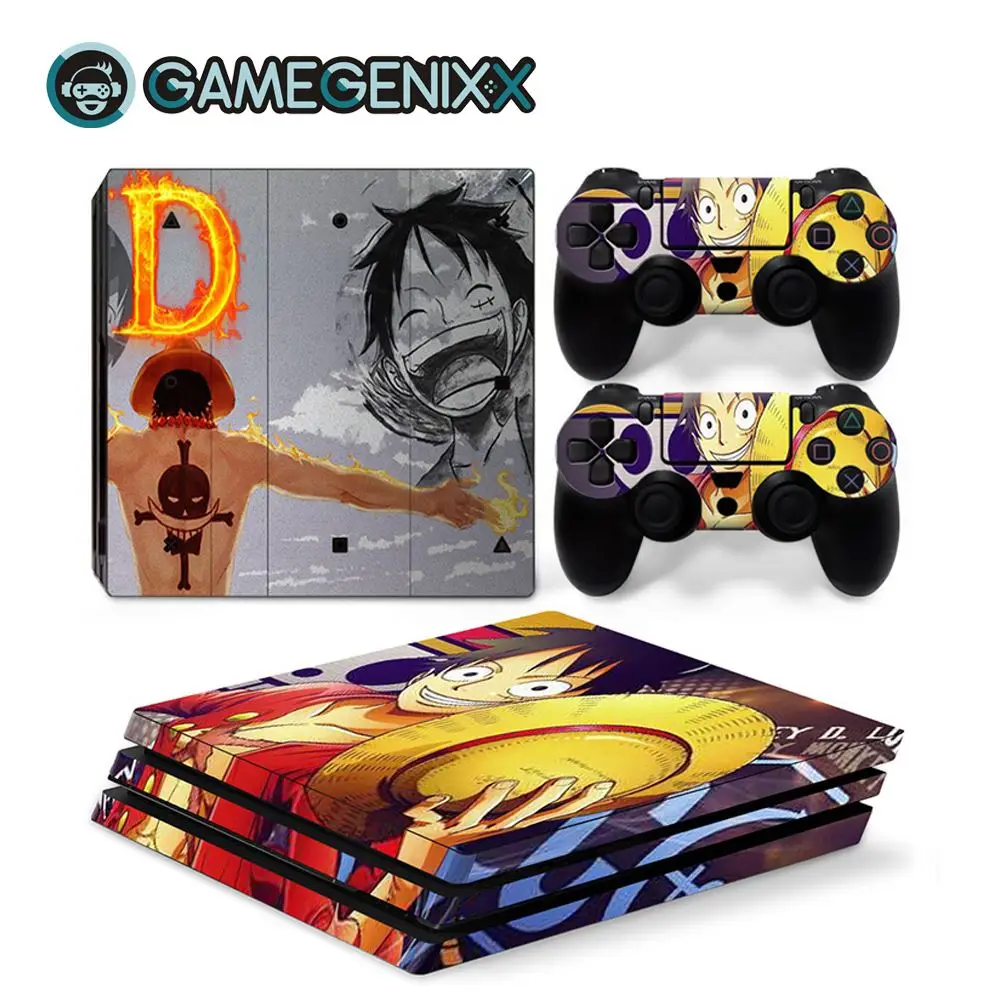 GAMEGENIXX Кожа Наклейка виниловая обложка для PS4 Pro консоли и 2 контроллера-одна штука