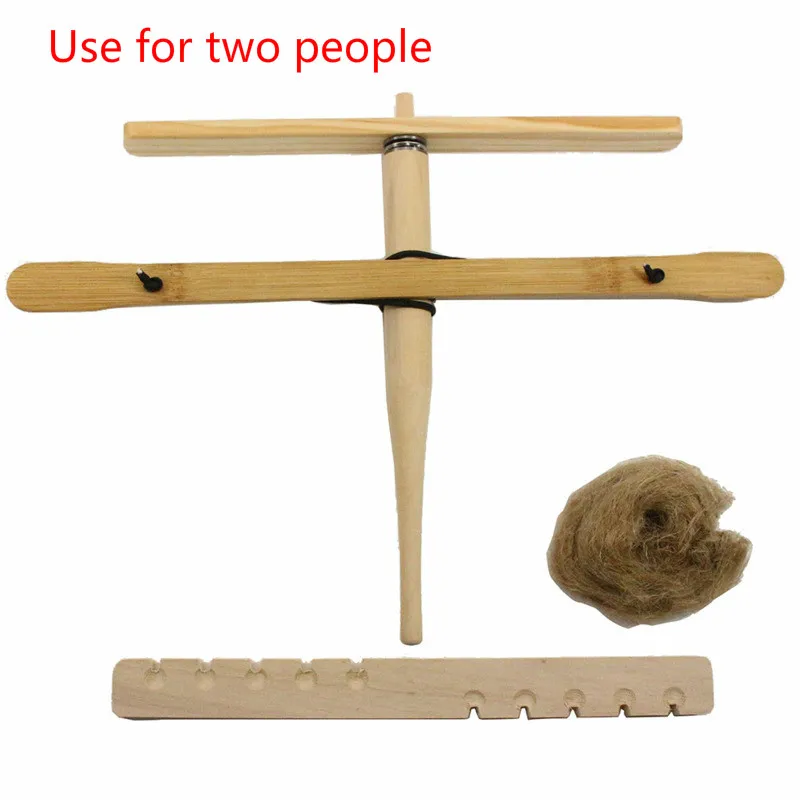 Upgraded Bow Drill Fire Starter Primitive Wood Outdoor Survival Practice Friction Tool Camping Fire Equipment Outdoor Training