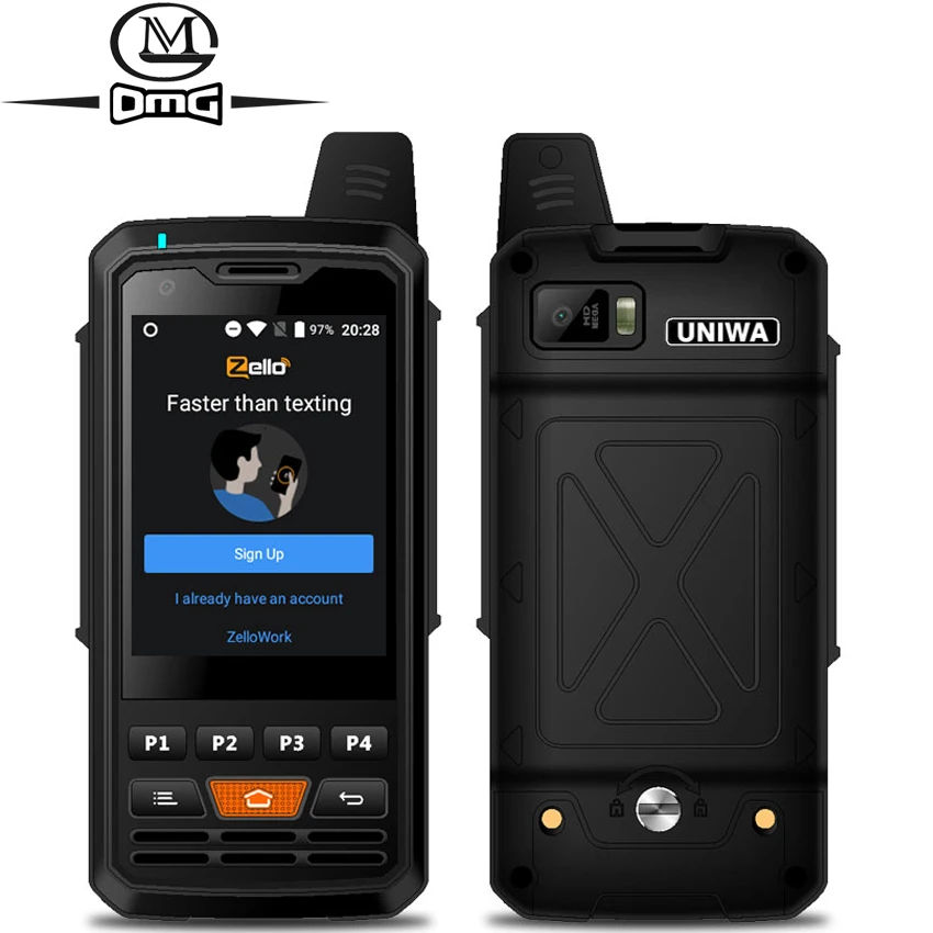 Мобильный телефон Zello рация Android 4000 MTK6735 четыре ядра 1 ГБ ОЗУ 8 Гб ПЗУ
