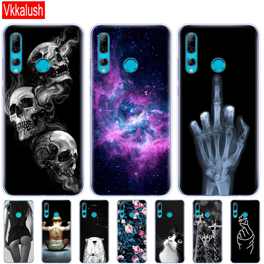 Чехол для Huawei P Smart 2019 силиконовая Мягкая задняя крышка из ТПУ чехол Plus