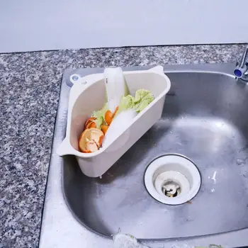 

Multi-purpose Sink Drain Basket Fruit Vegetable Washing Bowl Sponge Drain Rack Multifunctional Kitchen Home Accessories