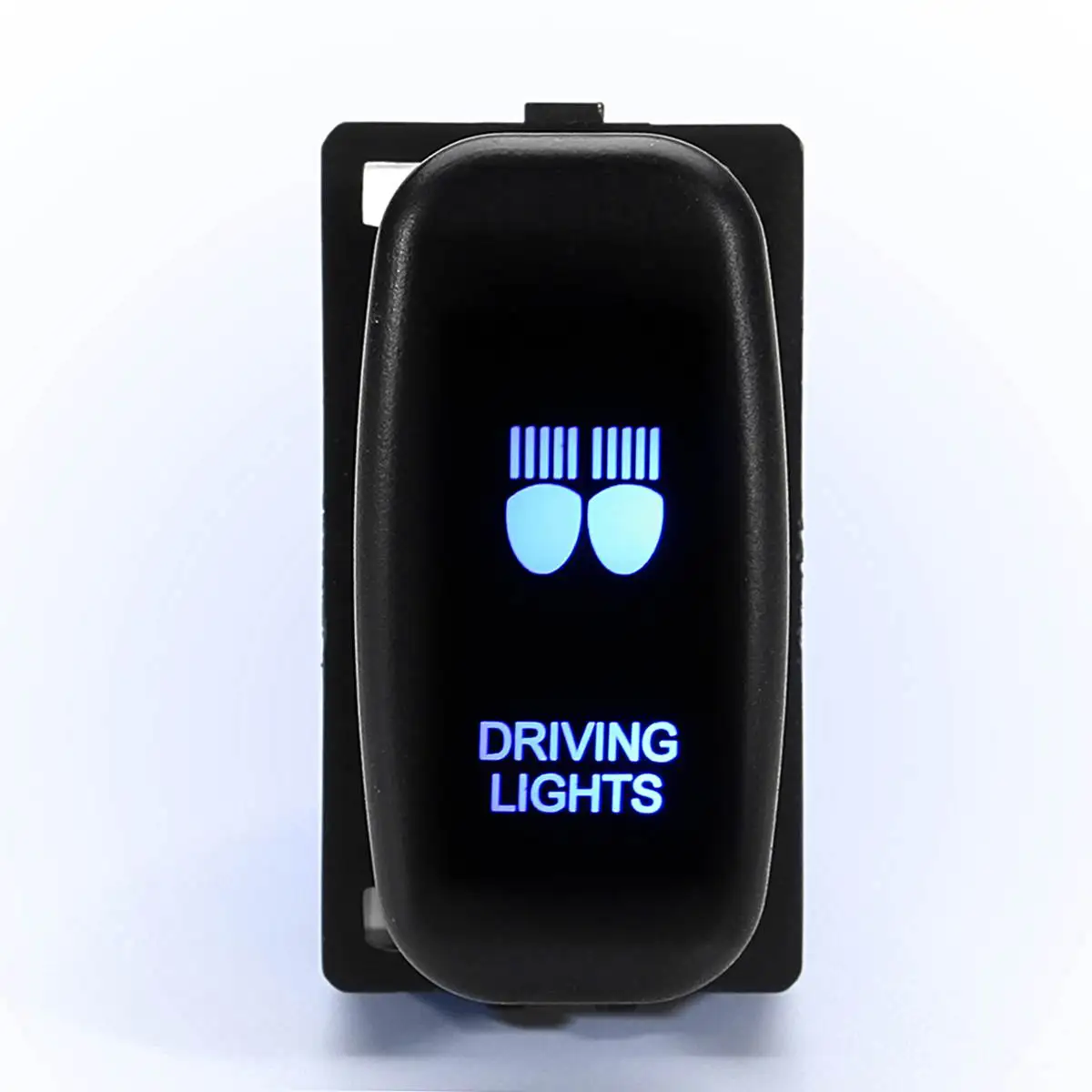 Driving Lights 1 шт. 12 В красный/синий светодиодный световой бар точечный противотуманный задний световая кнопка включения переключатель Автомобильный светодиодный переключатель для Mitsubishi Pajero Trition envior - Цвет: Driving Lights