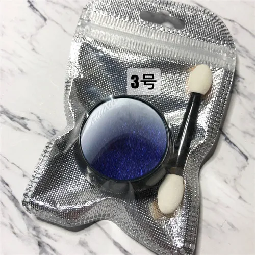 Rub Pigment3 Лак для ногтей 0,2 г/горшок сверкающий хромированный блеск ледяной прозрачный/пудра с волшебным эффектом пигмент УФ гель зеркальный блеск CFT5568 - Цвет: Rub Pigment3