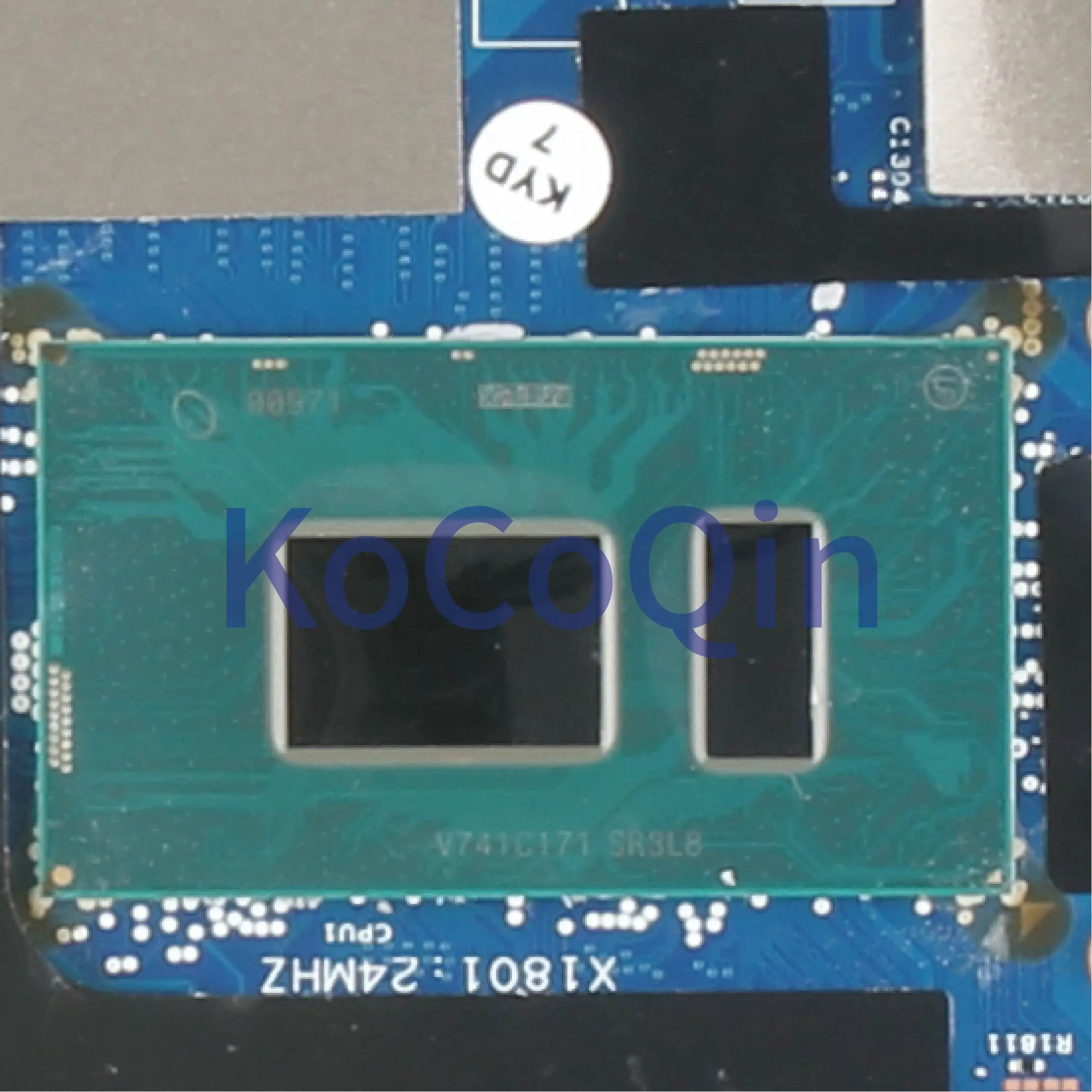 Very best  KoCoQin Laptop motherboard For LENOVO Thinkpad T580 Core SR3L8 i7-8650U Mainboard 01YR258 17812-1