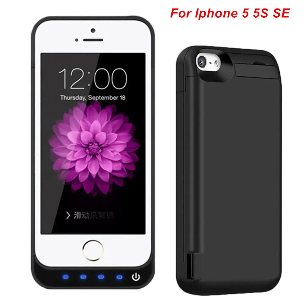 Для iphone 5 5S SE чехол для аккумулятора 4200 мАч чехол для зарядного устройства чехол для смартфона внешний аккумулятор для iphone 5 чехол для аккумулятора