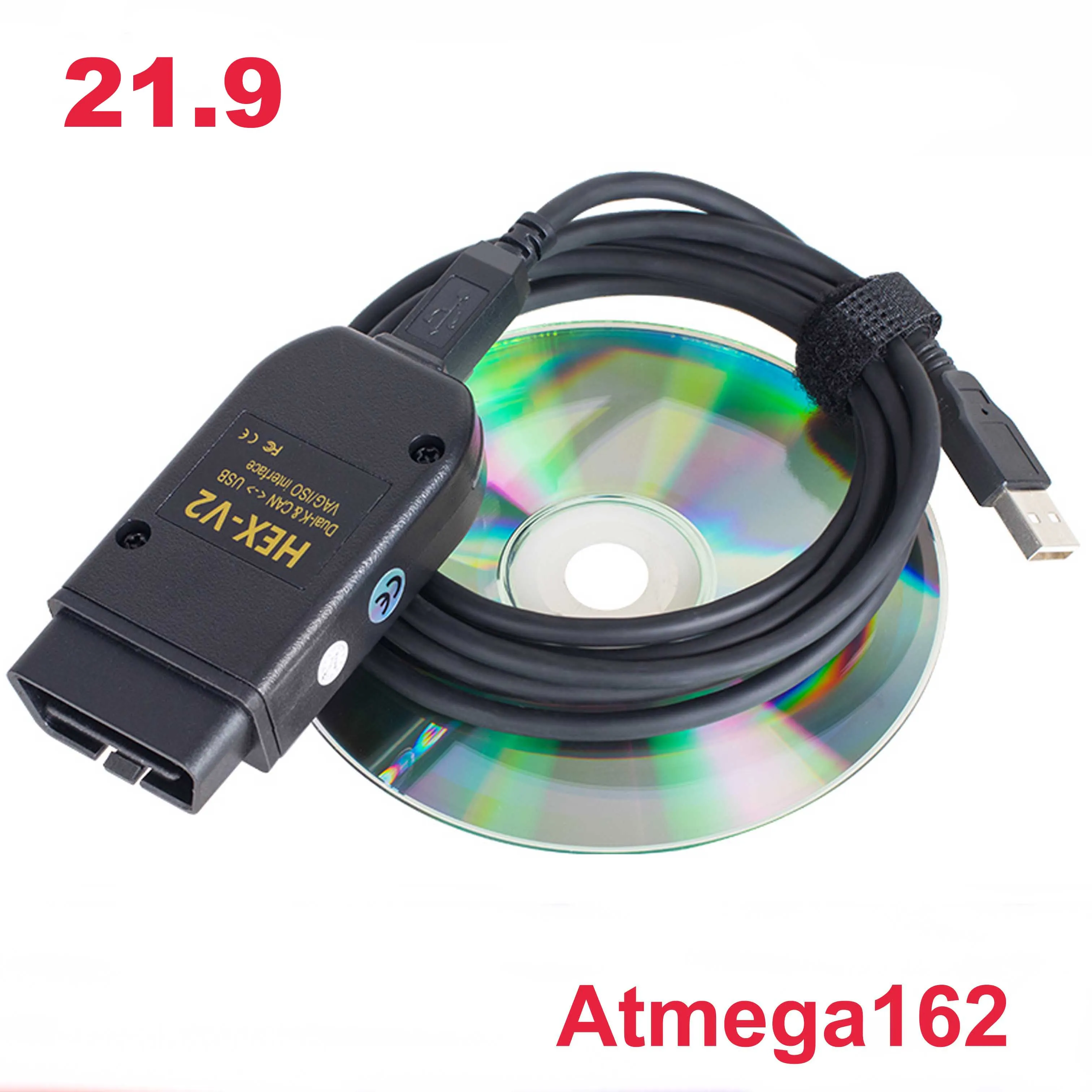 Сканер Obd2 HEX V2 VAGCOM 20.4.2 VAG COM 21.12.0 для V-W AUDI ATMEGA162 + 16V8 FT232RQ | Автомобили и мотоциклы