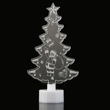 

LED Night Light Color Changing Mini Christmas Tree Decoration Party Decor Christmas Ornaments Christmas Tree Light New Year 2021