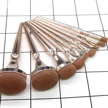 

9 professional high-end golden full set of makeup brush combination foundation blush brush multifunctional beauty makeup tool