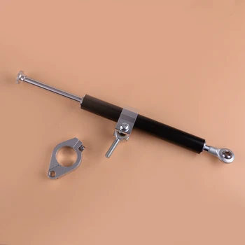 

CITALL Black Motorcycle CNC Aluminum 330mm Steering Damper Adjust Stabilizer Safety Control Part