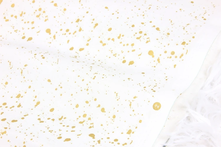 50x140 см золотистая блестящая хлопковая ткань с золоченым принтом для лоскутного шитья, самодельная Лоскутная сумка, домашний текстильный материал