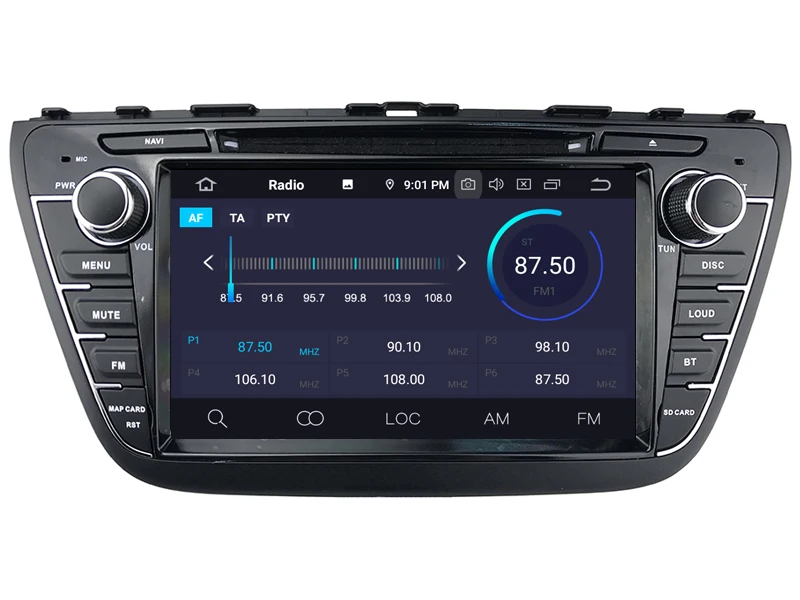Excellent AVGOTOP 2+16GB/4+64GB Android 9 Bluetooth GPS Car Player Multimedia For SUZUKI S-CROSS 2013-2015 5