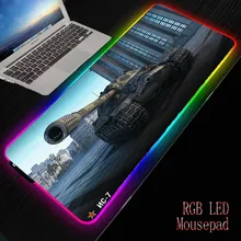 Mairuige World of Tanks RGB большой игровой коврик для мыши геймер Led компьютерный коврик для мыши с подсветкой для клавиатуры Настольный коврик Mause ковер