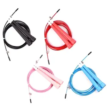 

Jump Rope Rope Skipping Imported Steel Wire Plastic Handle, Adjustable Exercise Game 4color Lovely Funny