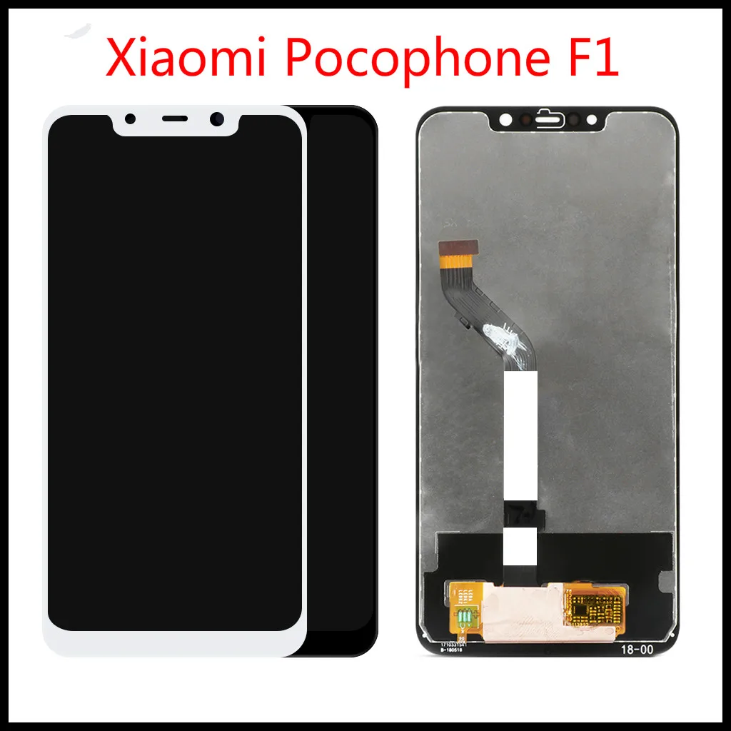 

100% Tested Top quality For Xiaomi Pocophone F1 LCD Display Screen With Frame 2246*1080 Resolution