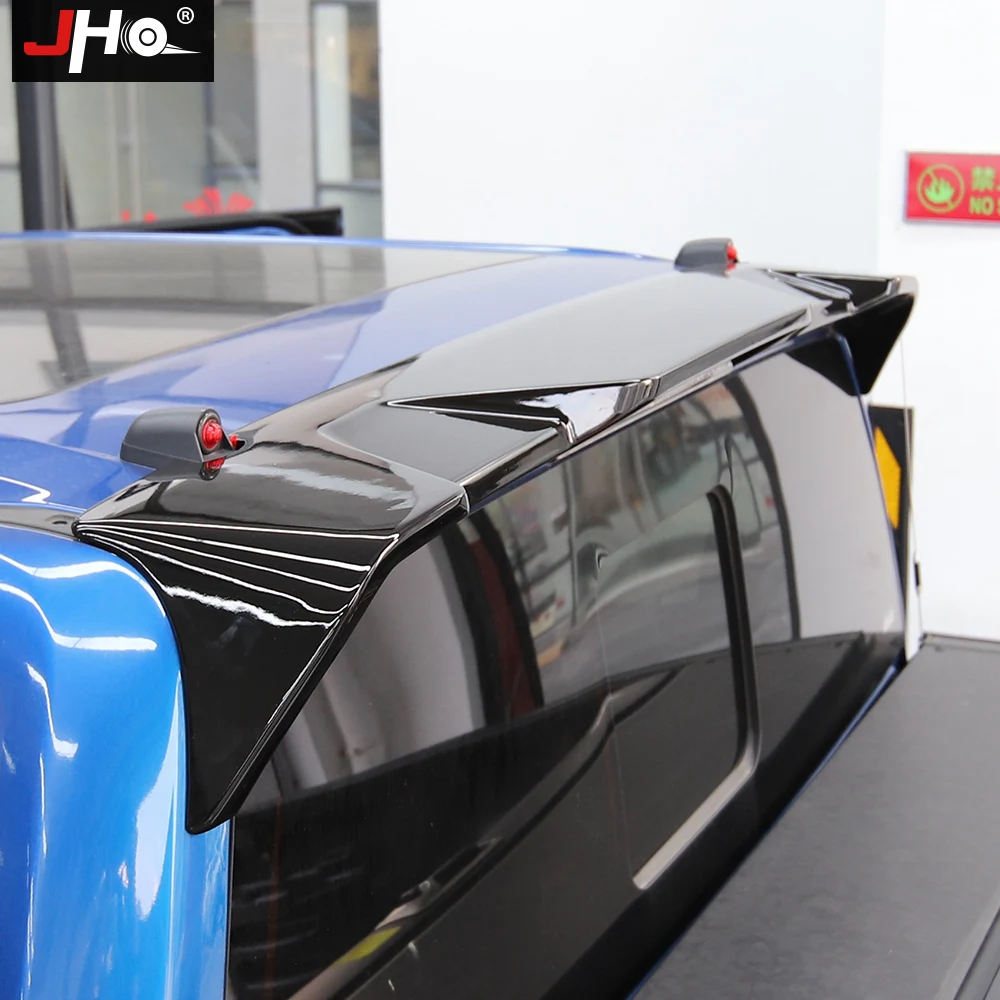 

JHO Black Car Roof Top Spoiler Rear Window Wing Tail Refit For Ford F150 2016-2020 Raptor 2018 2017 2019 Accessories
