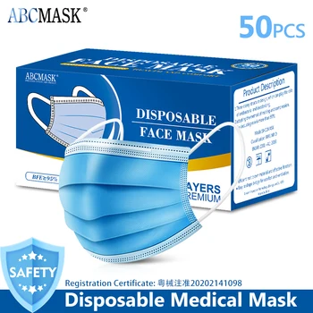 

3-4 Laye Mask dust protection Masks Disposable Face Masks Elastic Ear Loop Disposable Dust Filter Safety Mask Anti-Dust
