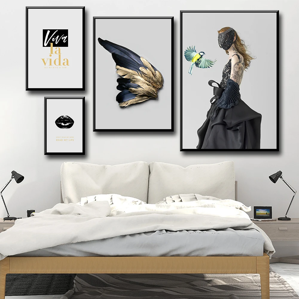 

Cartoon Charming Butterfly Nordic Posters And Prints Wall Art Canvas Painting Wall Picture Bathroom Decor Poster Decoration