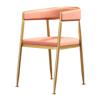 

Nordic Iron Conference Chair Simple Coffee Bar Leisure Computer Sofa Theme Restaurant Dining