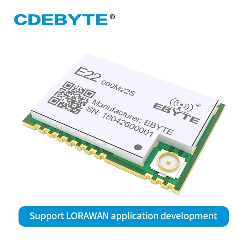 Ebyte E22 900M22S SX1262 LoRa 22 дБм 915 МГц SMD IPEX радиочастотный модуль для освещения источник
