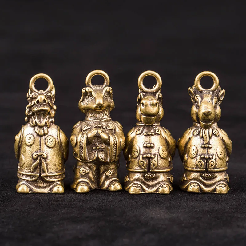 cartoon animals keychain pendant (1)