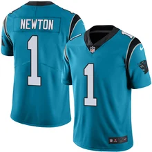 Мужская Новинка, высокое качество, Carolina Cam Newton Panthers blue jersey