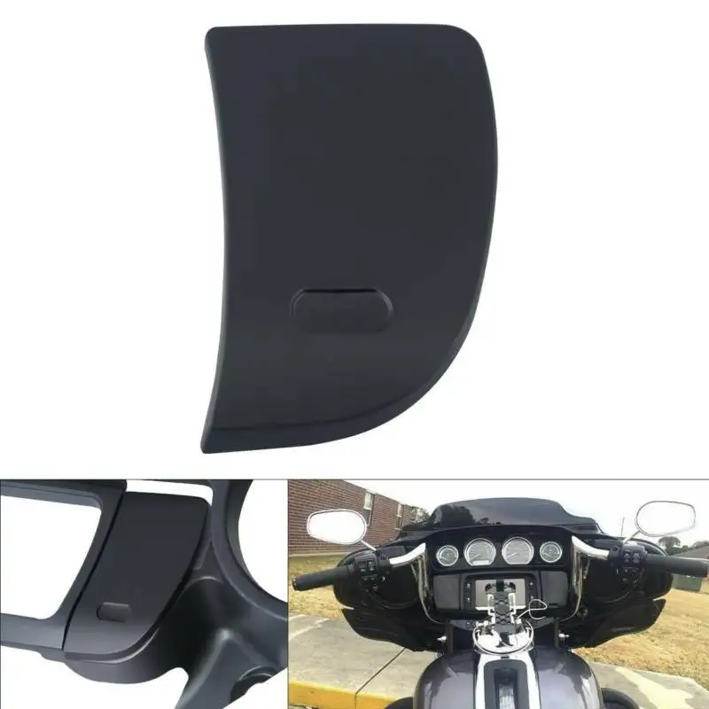 Мотоцикл внутренний обтекатель черный медиа дверь для Harley Touring Electra Street Glide 14-19