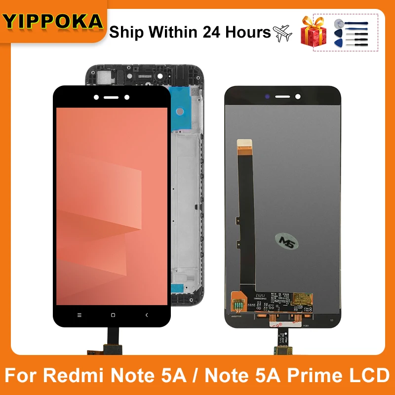ЖК-дисплей 5 дюйма для Xiaomi Redmi Note 5A Prime сенсорный экран с дигитайзером в сборе