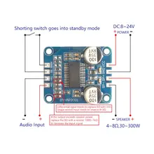 YDA138 DC12V 2A 2x15 Вт Bluetooth усилитель модуль цифровой аудио Плата класса D канальный усилитель мощности для Yamaha
