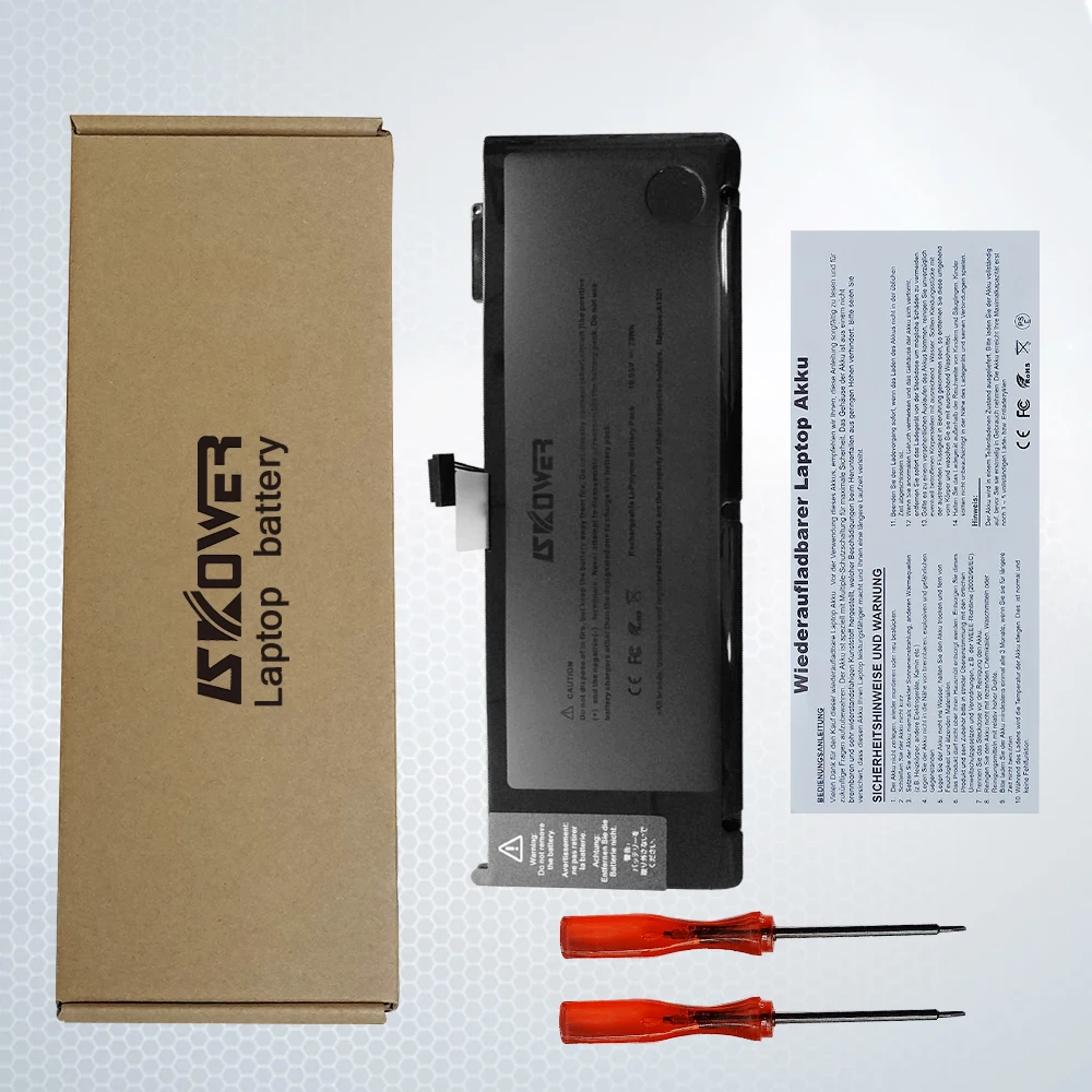 Аккумулятор для ноутбука SKOWER 73WH A1321 для Apple Macbook Pro 15 дюймов A1286(версия 2009 2010