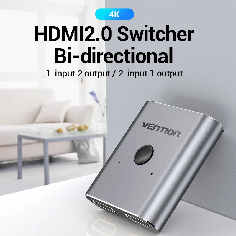 Vention HDMI переключатель 4K Bi Direction 1x 2/2x1 2 0 разветвитель в 1 выход адаптер для PS4 TV Box